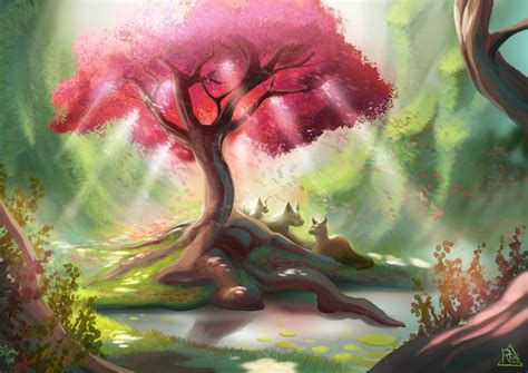 ArtStation - Magic tree