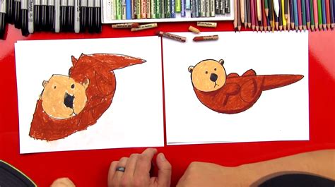 How To Draw A Otter For Kids Take note first of all of the difference between an ellipse and an oval