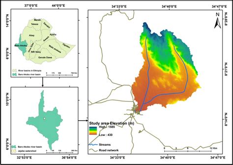 Jejebe watershed in Ethiopian river basins and the Baro Akobo River ...