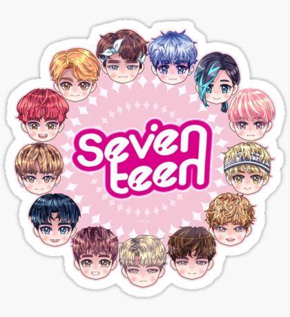 Seventeen Stickers for Sale | Seventeen, Chibi, Stickers