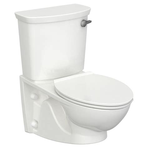 American Standard Glenwall VorMax Wall-Hung 2-Piece 1.28 GPF Single Flush Elongated Toilet with ...