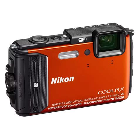 Nikon COOLPIX AW130 Waterproof, Freezeproof, Shockproof Digital Camera ...