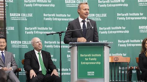 Why Ernesto Bertarelli helped start a family entrepreneurship institute at Babson College ...