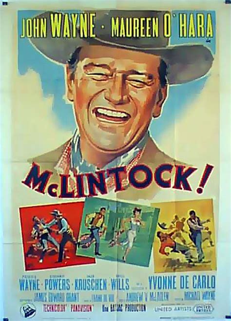 "MCLINTOCK" MOVIE POSTER - "MAC LINTOCK" MOVIE POSTER