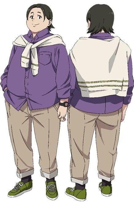 Two People in Purple Shirts and Khakis