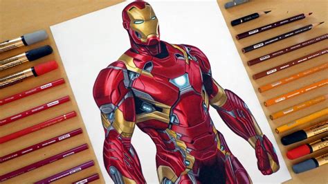 Speed Drawing: Iron Man - Tattoo Blog