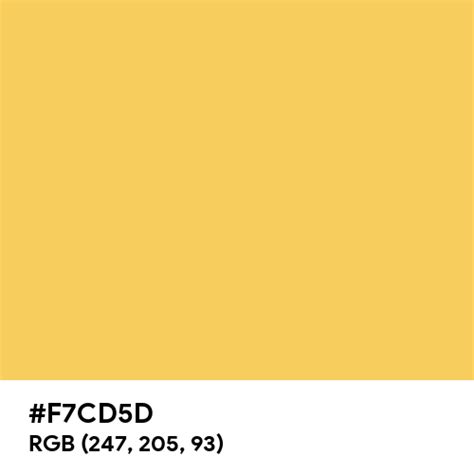 Sunrise color hex code is #F7CD5D