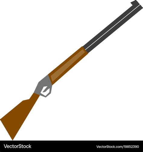 Rifle sport shooting cartoon Royalty Free Vector Image