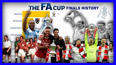 FA CUP FINALS HISTORY (1871 - 2019) | FA Cup Finals Winners from Season 1 to 138 - YouTube