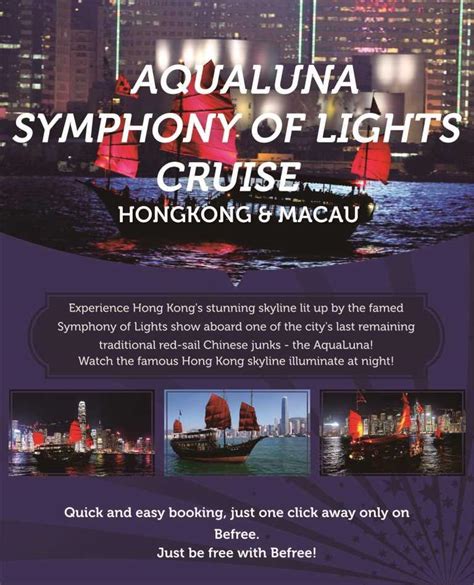 Hong Kong AquaLuna Symphony of Lights Cruise