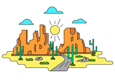 Grand Canyon Vector Illustration Art Images, Vector Art, Grand Canyon, Poster, Clip Art ...