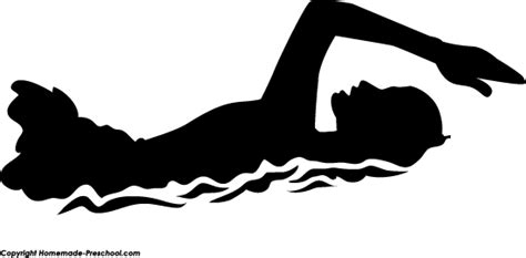 Swimmer Silhouette Clip Art at GetDrawings | Free download