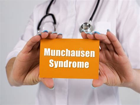 Munchausen Syndrome, Medicines As Concept of Ordinary Treatment Stock Photo - Image of ...