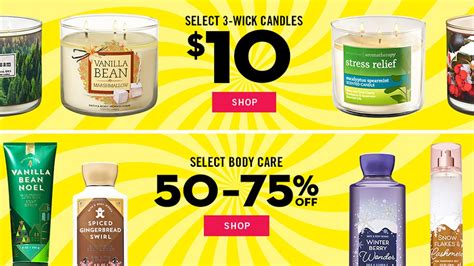 Bath And Body Works 10 Dollar Candle Sale - Dollar Poster