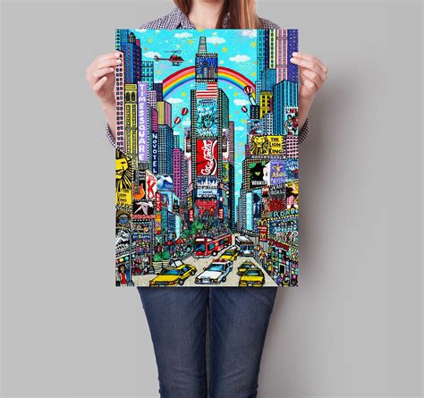 Times Square ART Times Square Print-giclee Print Art-new York Art-times ...