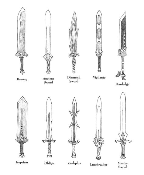 Weapons of FFTA - GreatSwords by Bladedog on DeviantArt