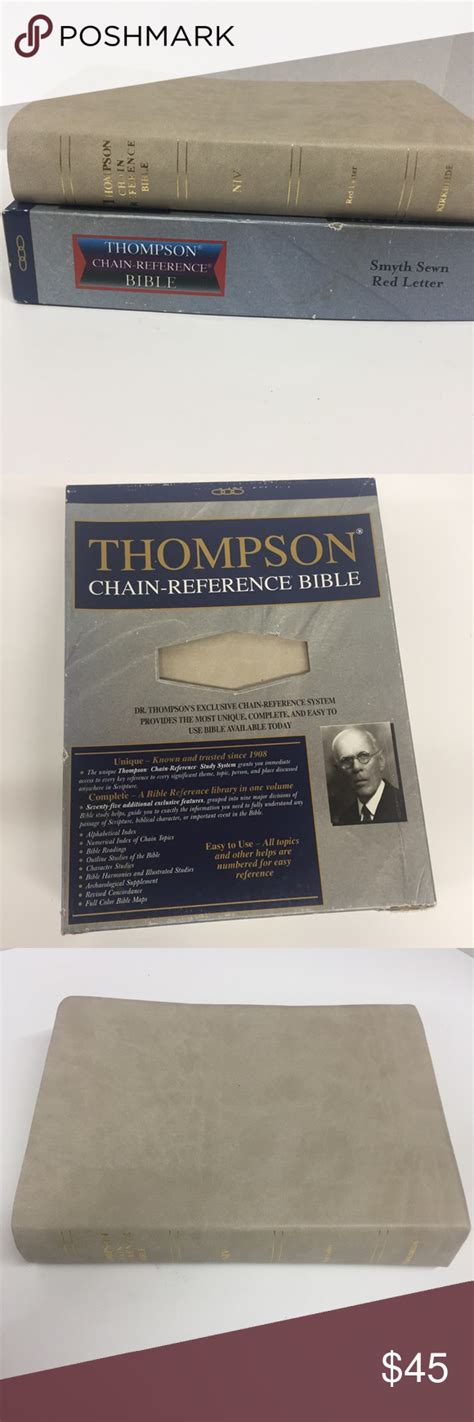 NIV Thompson’s Chain Reference Bible Red Letter | Reference bible ...