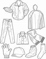 Winter Clothing Colouring Pages  In The Playroom sketch template