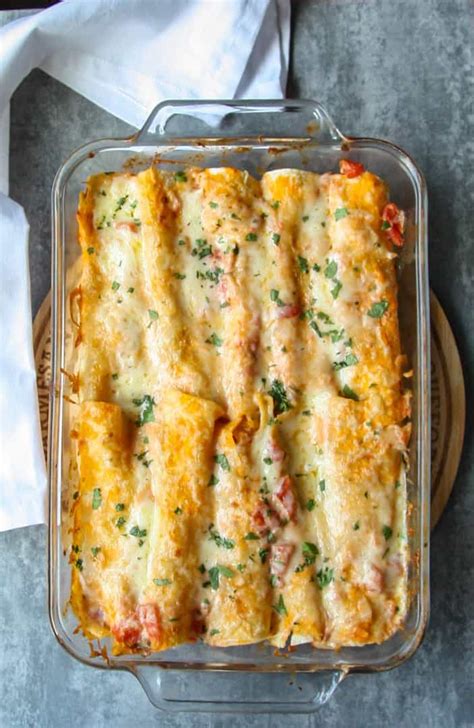 Seafood Enchiladas (Gluten-Free) - The Food Blog