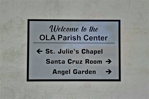 Our Lady of Assumption Metal Plaques Sign Ventura – Premium Solutions