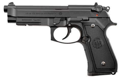 Beretta M9A1 9mm 4.9″ Bl 2-15rd BR92M9A1M - $475 | gun.deals