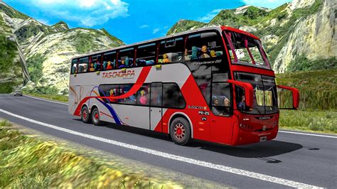 BUSSCAR SCANIA PANORAMICO DD 6X2 V4 BUS MOD 1.38 » GamesMods.net - FS19, FS17, ETS 2 mods