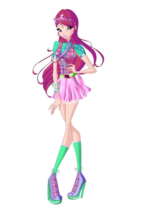 Here's Roxy, the Fairy of Animals from Winx Club in her Mythix transformation. Because of her ...