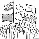 Colorful Country Flags Coloring Page 11321 8866 sketch template