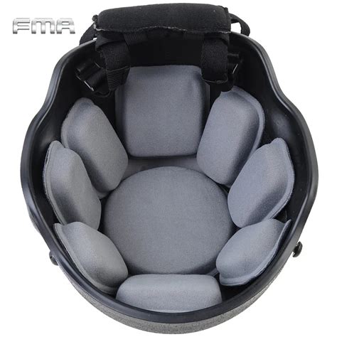 FMA Tactical Helmet Protector Pad Universal Cushion Pads Outdoor Airsoft Military Helmet ...