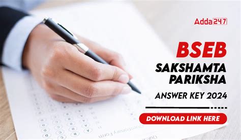 Bihar Sakshamta Pariksha Answer Key 2024 Out, Scorecard PDF