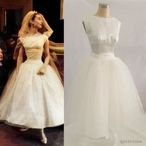 Funny Face Wedding Dress/ Audrey Hepburn Wedding Dress/ 1950s Wedding ...