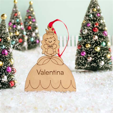 Personalized Princess Christmas Ornament | Fairy Tale | Graphic Spaces