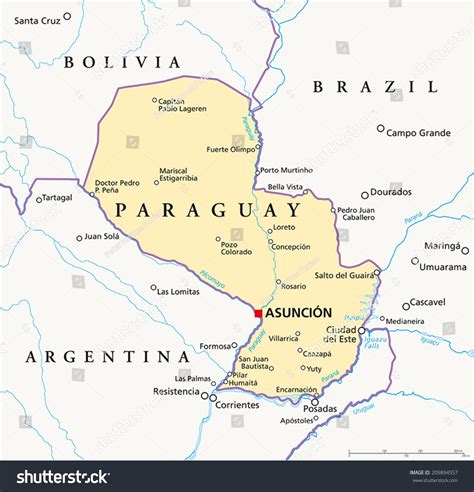 Asuncion Paraguay Map | World Map 07