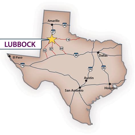 Printable Map Of Lubbock Texas - Printable Maps Online