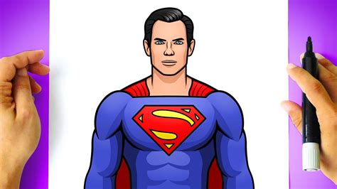 How to DRAW SUPERMAN - YouTube