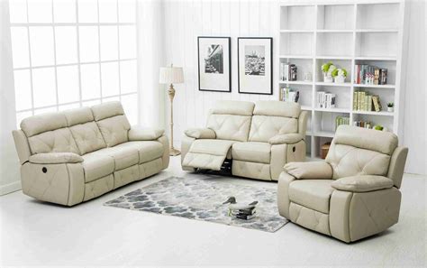 Leather Living Room Sets With Recliner / 3 2 1 Sofa Set Loveseat Couch Recliner Leather Living ...