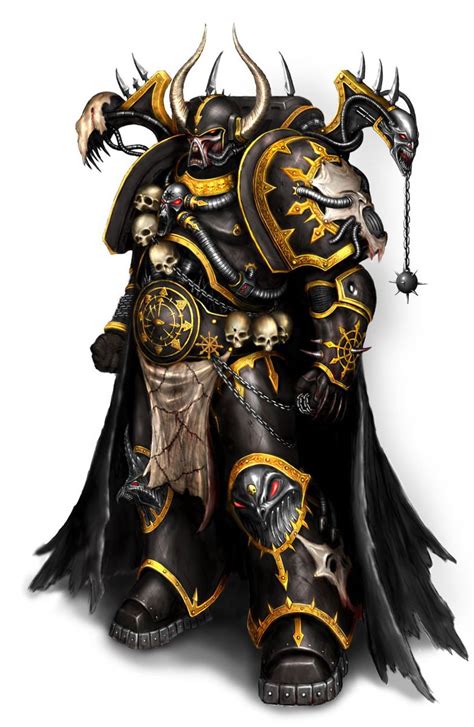 Black Legion space marine. | Warhammer art, Warhammer fantasy, Warhammer