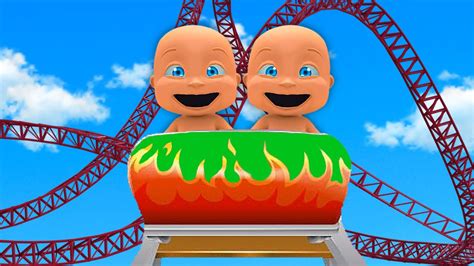 Baby Rides ROLLER COASTERS! - YouTube