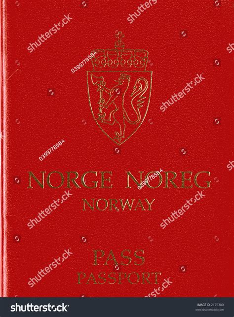 Norwegian Passport Stock Photo 2175300 : Shutterstock