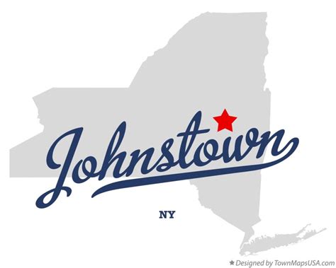 Map of Johnstown, NY, New York