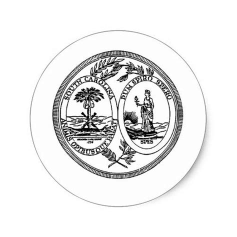 South Carolina State Seal | Zazzle | South carolina, South carolina ...