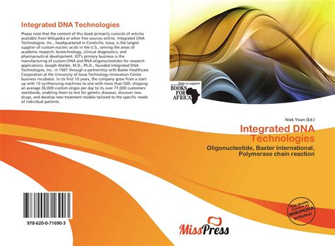 Integrated DNA Technologies, 978-620-0-71690-3, 6200716900 ,9786200716903