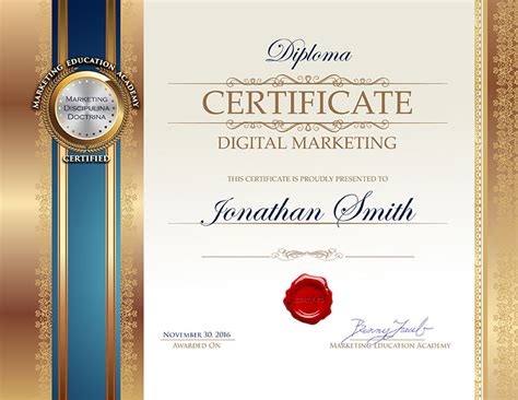 Digital Marketing Certificate Program — Marketing Education Academy