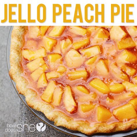 Jello Peach Pie