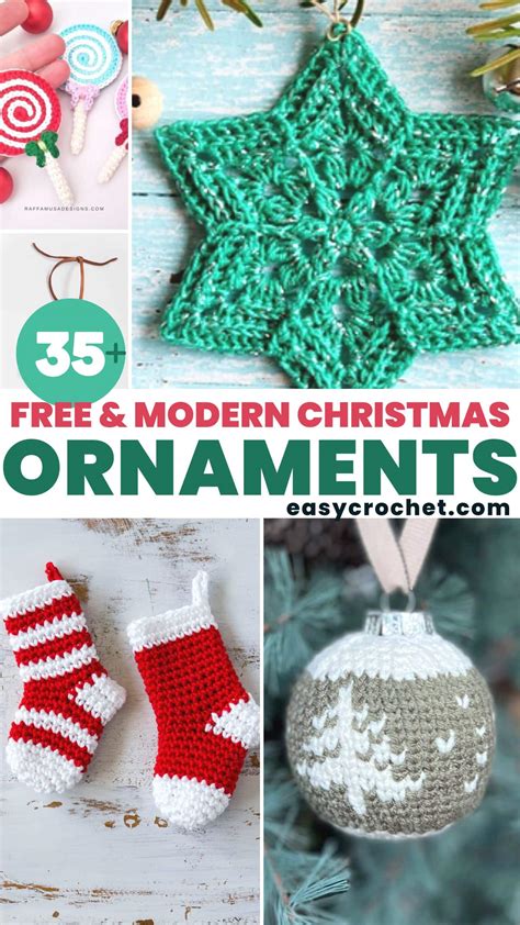 25 Free Crochet Christmas Ornament Patterns | Psoriasisguru.com