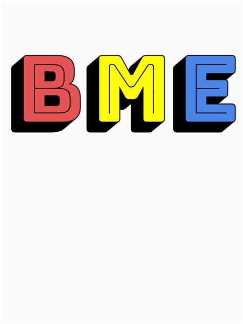 "BME" T-shirt by alfritz | Redbubble