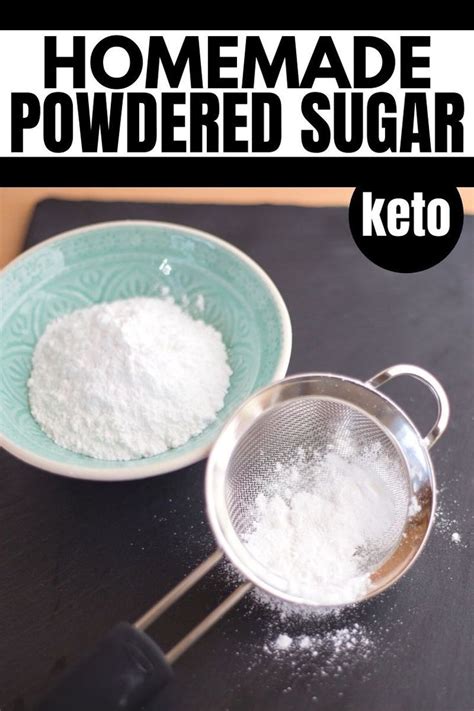 How to Make Powdered Sugar | Powdered Sugar Substitute | Recipe | Powdered sugar substitute ...