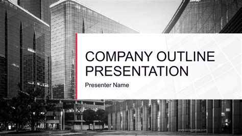 Minimalist Corporate PowerPoint Presentation Design Templates for Free