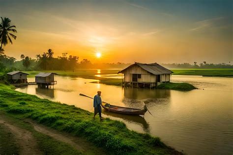 Premium Photo | Village in Bangladesh