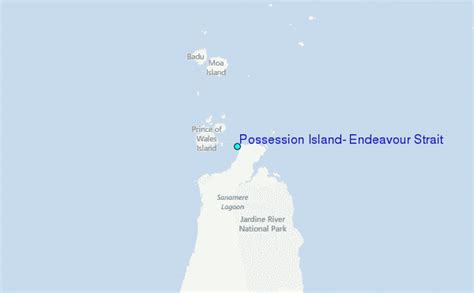 Possession Island, Endeavour Strait Tide Station Location Guide